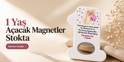 1 Yaş Doğum Günü Magnetleri: Kişiye Özel ve Fotoğraflı Modeller