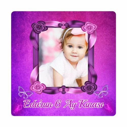 6 Ay Kınası Temalı Magnet - 24 Adet