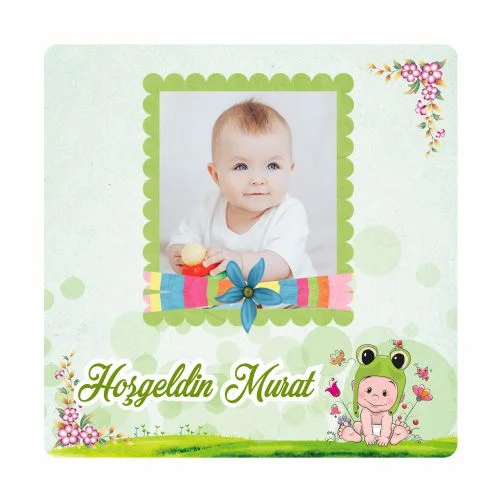 Yeni Doğan Temalı Doğum Günü Magneti - 24 Adet