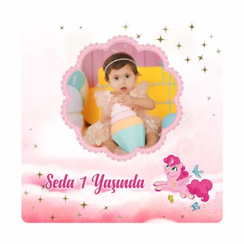 Unıcorn Temalı Doğum Günü Magneti - 24 Adet