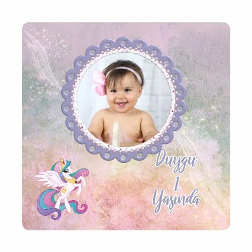 Unıcorn Temalı Doğum Günü Magneti - 24 Adet