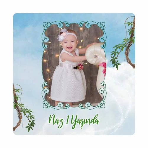 Safari Temalı Doğum Günü Magneti - 24 Adet