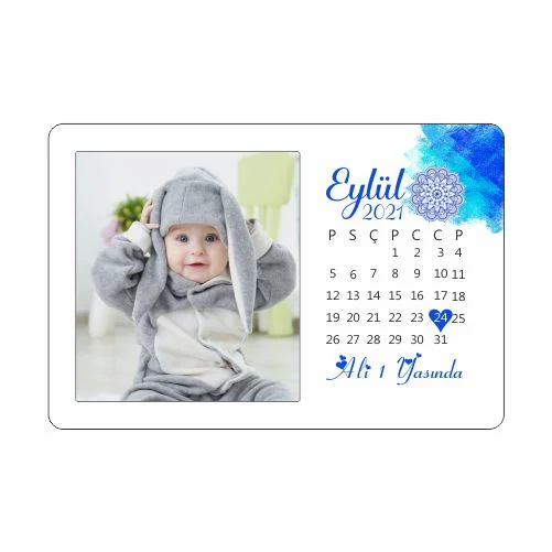 Takvim Tasarımlı Doğum Günü Magnet - 10 Adet