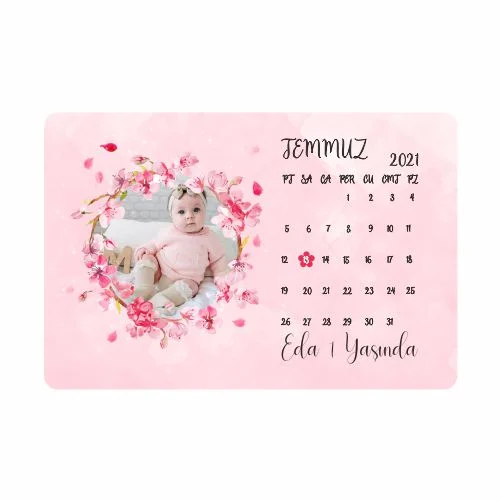 Takvim Tasarımlı Doğum Günü Magnet - 10 Adet