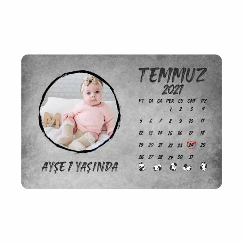 Takvim Tasarımlı Doğum Günü Magnet - 10 Adet
