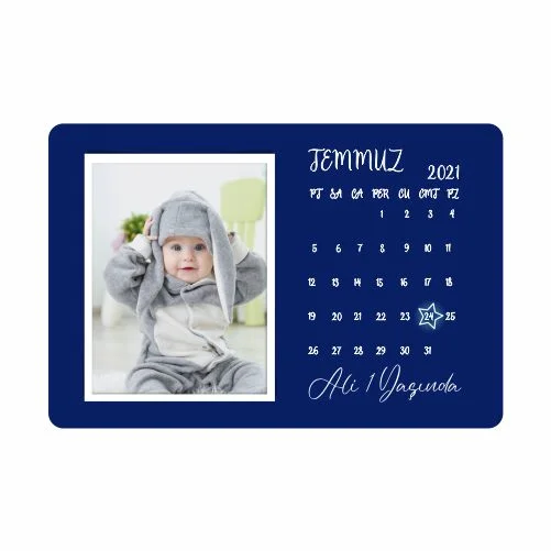 Takvim Tasarımlı Doğum Günü Magnet - 10 Adet