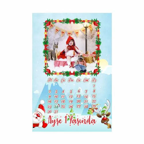 Yılbaşı Temalı Doğum Günü Magneti - 10 Adet