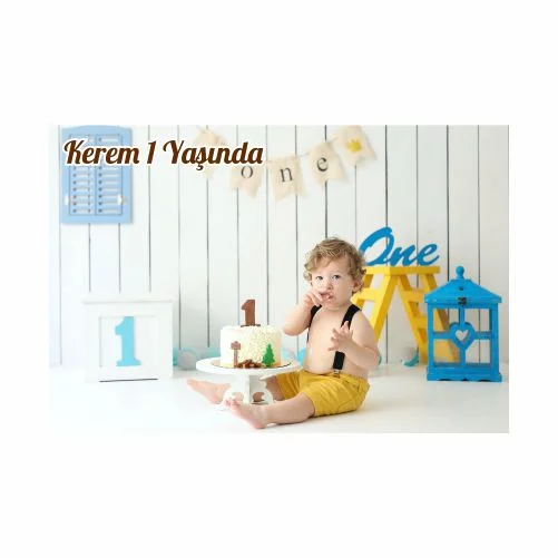 Doğum Günü Magneti Yatay 6x9 Cm - 10 Adet