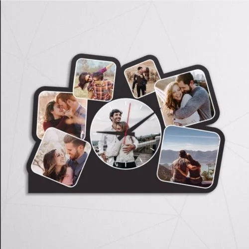 Kişiye Özel 7 Fotoğraflı Saat