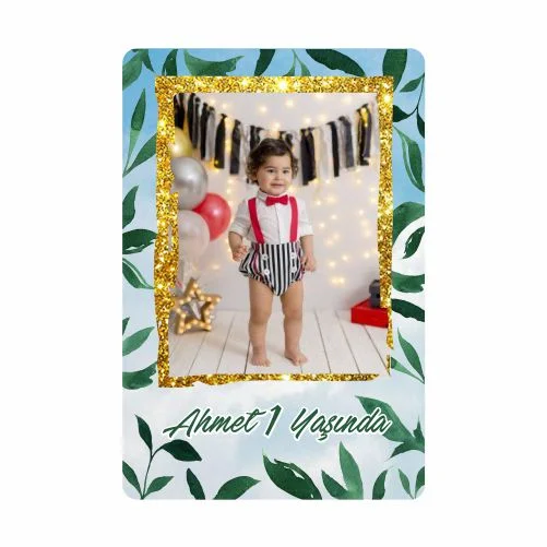 Safari Temalı Doğum Günü Magneti  - 10 Adet