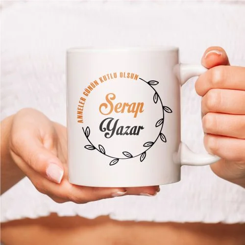 Anneler Gününe Özel Tasarımlı Kupa Bardak