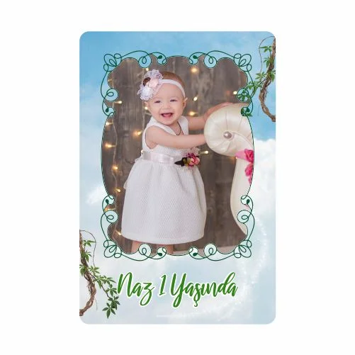 Safari Temalı Doğum Günü Magneti  - 10 Adet