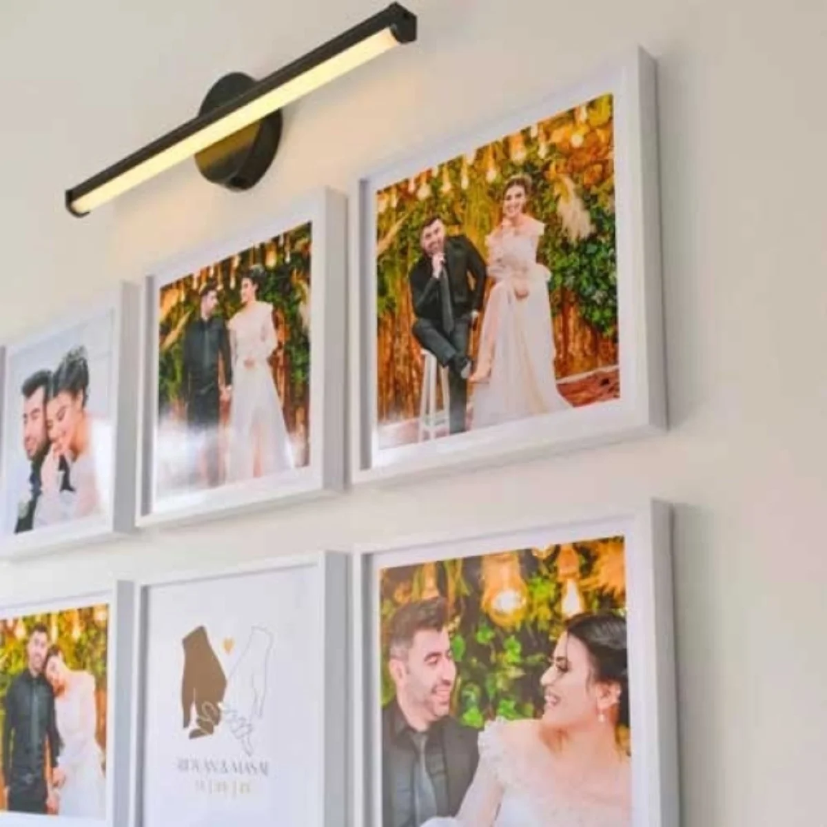 Tak Çıkar Fotoğraflı Çerçeve Beyaz - Aplik Hediye