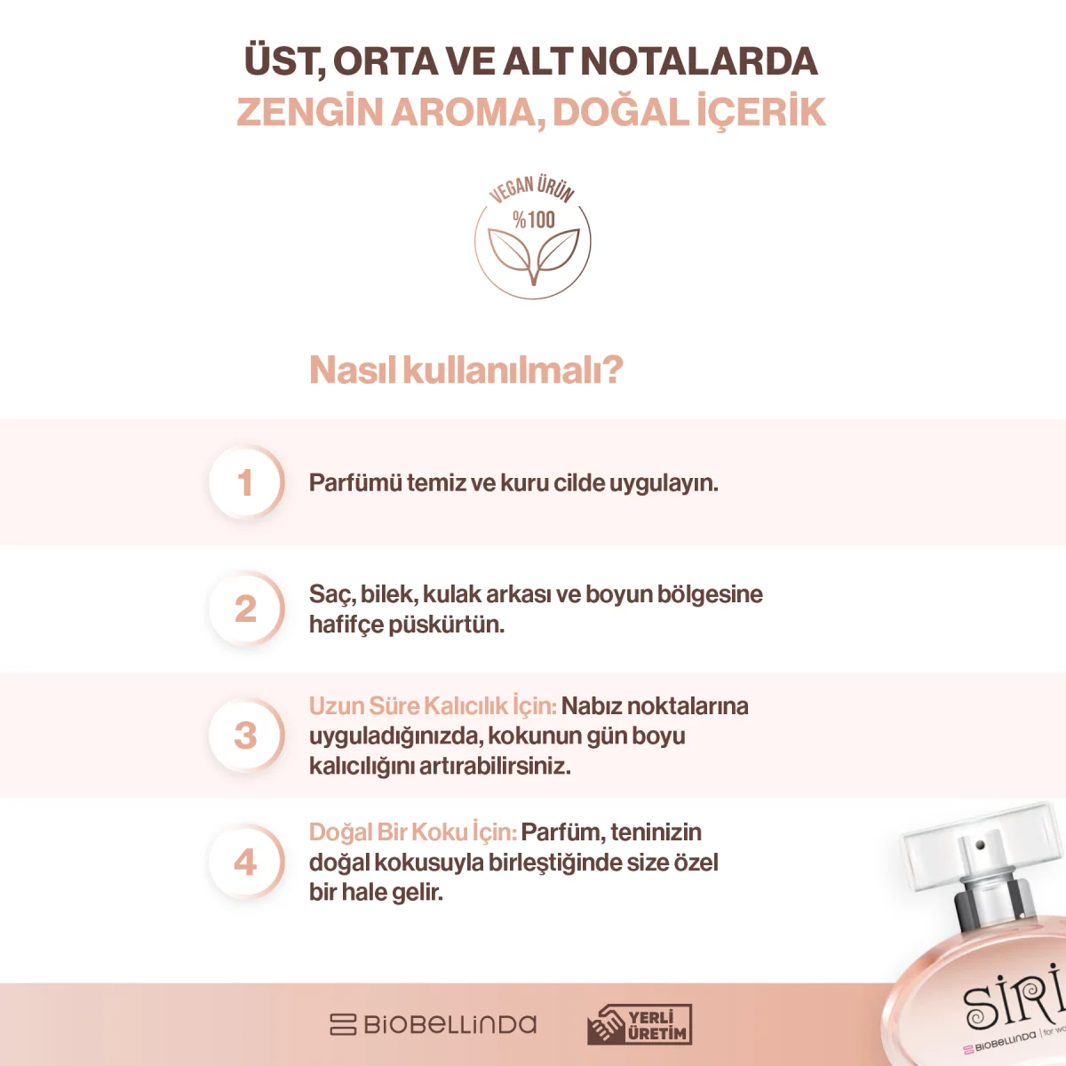 Biobellinda Siri Eau De Parfume For Women 50 Ml