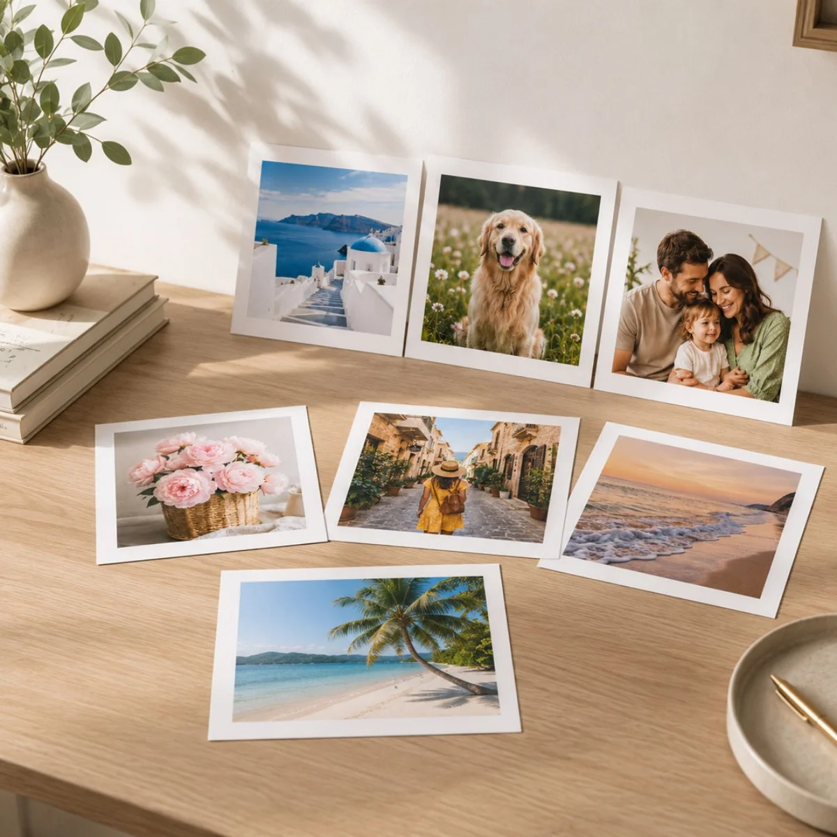 20x20 cm Kare Fotoğraf Baskısı – Tak Çıkar Ürününüze Uygun Fotoğraf Baskısı - 9 Adet