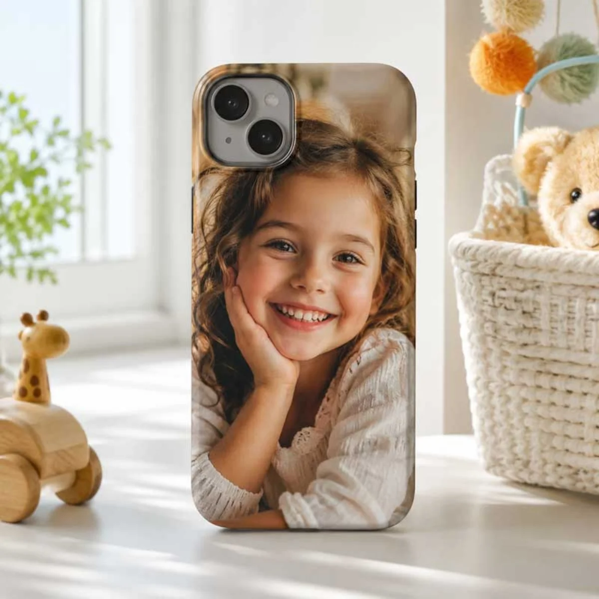iPhone 15 Uyumlu Kişiye Özel Fotoğraf Baskılı Telefon Kılıfı - HD UV Baskı Darbe Emici Silikon Kılıf - Kişiye Özel | Bicazip - 2. görsel