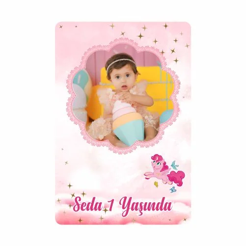 Unıcorn Temalı Doğum Günü Magneti  - 10 Adet