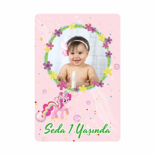 Unıcorn Temalı Doğum Günü Magneti  - 10 Adet