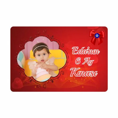 6 Ay Kınası Temalı Magnet - 10 Adet