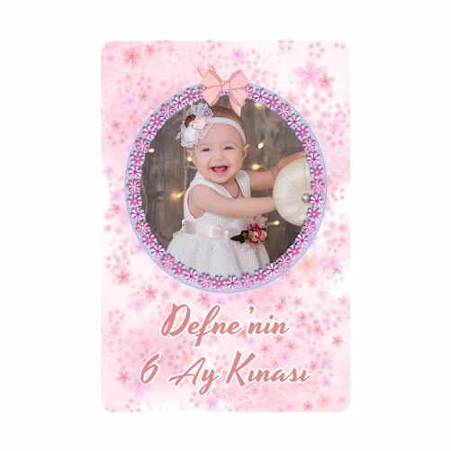 6 Ay Kınası Temalı Magnet - 10 Adet
