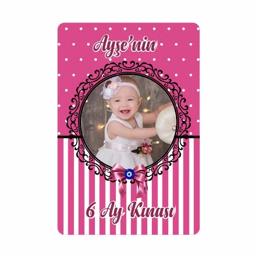 6 Ay Kınası Temalı Magnet - 10 Adet