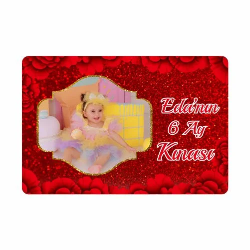 6 Ay Kınası Temalı Magnet - 10 Adet