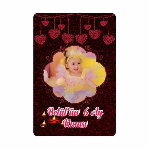 6 Ay Kınası Temalı Magnet - 10 Adet