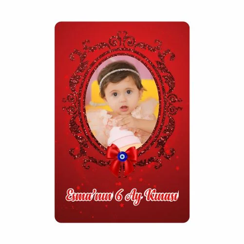 6 Ay Kınası Temalı Magnet - 10 Adet