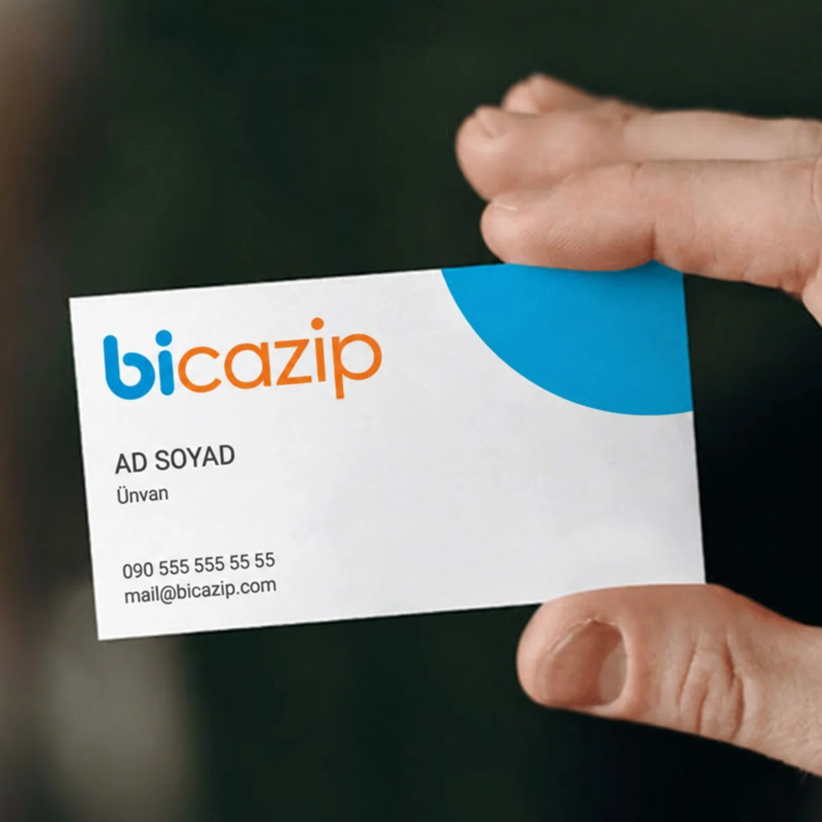 Standart Kartvizit - 5x8 cm - Matbaa & Baskı Ürünleri | Bicazip - 2. görsel
