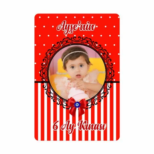 6 Ay Kınası Temalı Magnet - 10 Adet