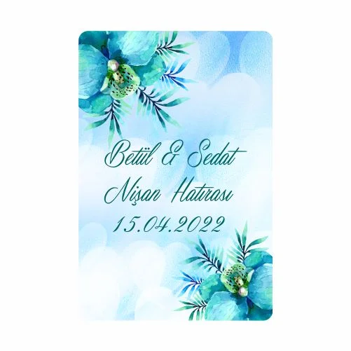 Düğün Nişan ve Kına Temalı Magnet - 24 Adet