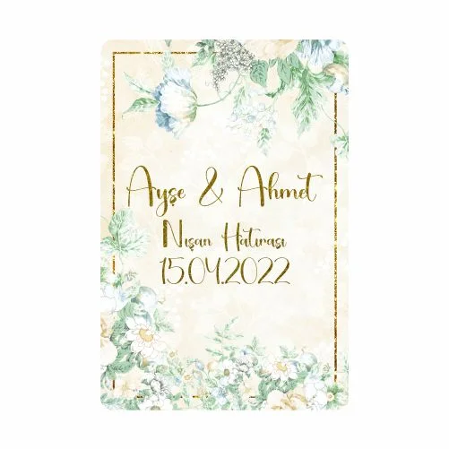 Düğün Nişan ve Kına Temalı Magnet - 24 Adet