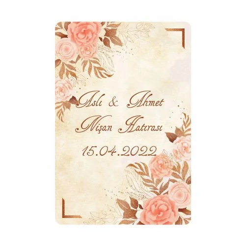 Düğün Nişan ve Kına Temalı Magnet - 24 Adet