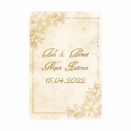 Düğün Nişan ve Kına Temalı Magnet - 24 Adet