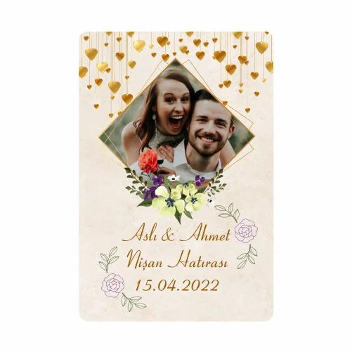 Düğün Nişan ve Kına Temalı Magnet - 24 Adet