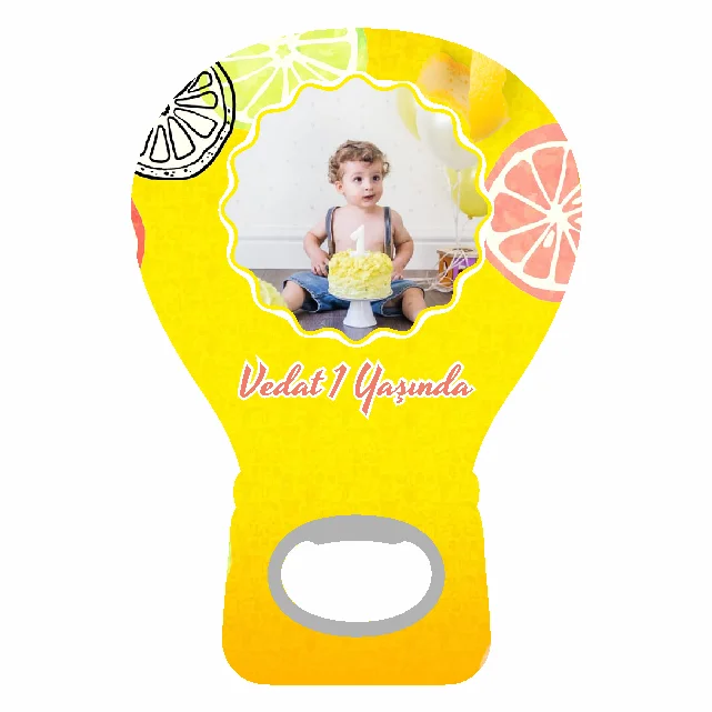 Limon Temalı Balon Açacak Magneti