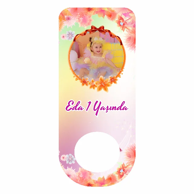 Çiçek Temalı Dikdörtgen Açacak Magneti