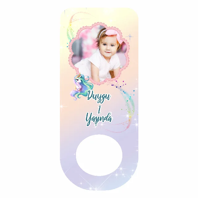 Unıcorn Temalı Dikdörtgen Açacak Magneti