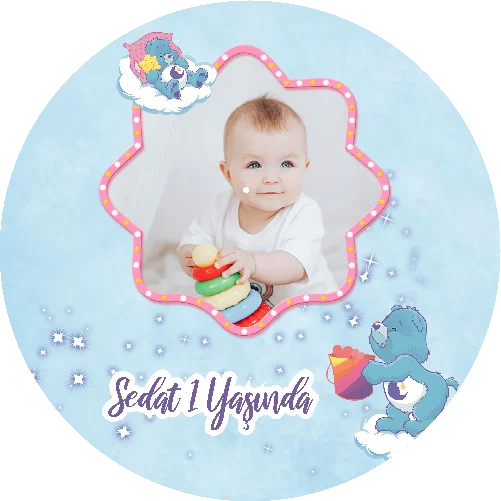 Ayıcık Temalı Yuvarlak Açacak Magneti