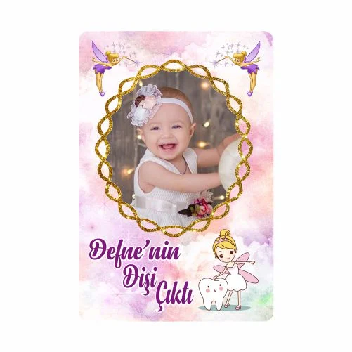 Diş Buğdayı Temalı Doğum Günü Magneti - 10 Adet