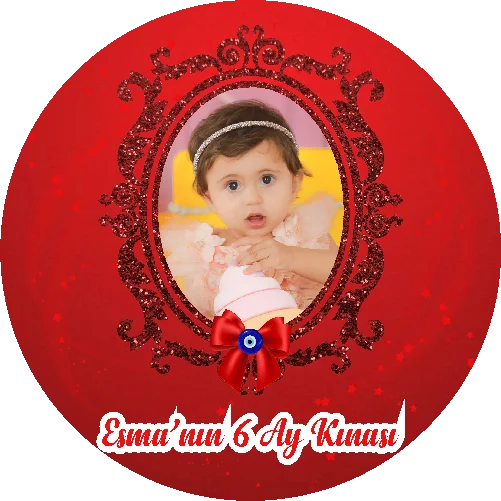 Kına Temalı Yuvarlak Açacak Magneti