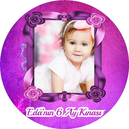 Kına Temalı Yuvarlak Açacak Magneti