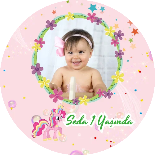 Unıcorn Temalı Yuvarlak Açacak Magneti