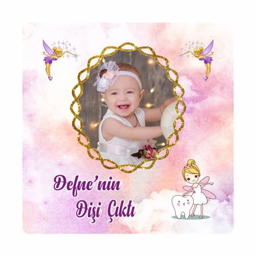 Diş Buğdayı Temalı Doğum Günü Magneti - 24 Adet