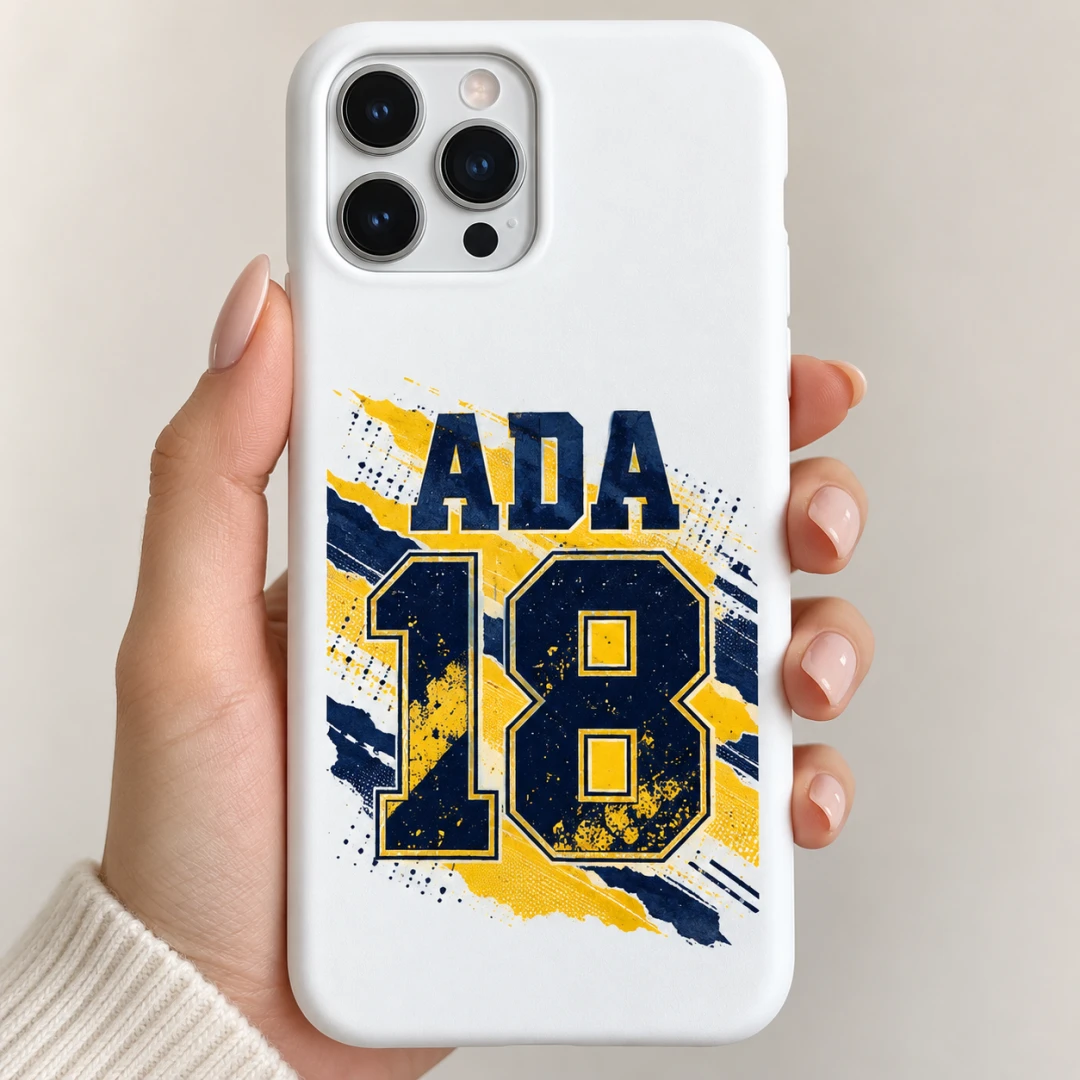 Sarı-Lacivert Taraftar Model 8 Telefon Kılıfı - Tüm Modeller
