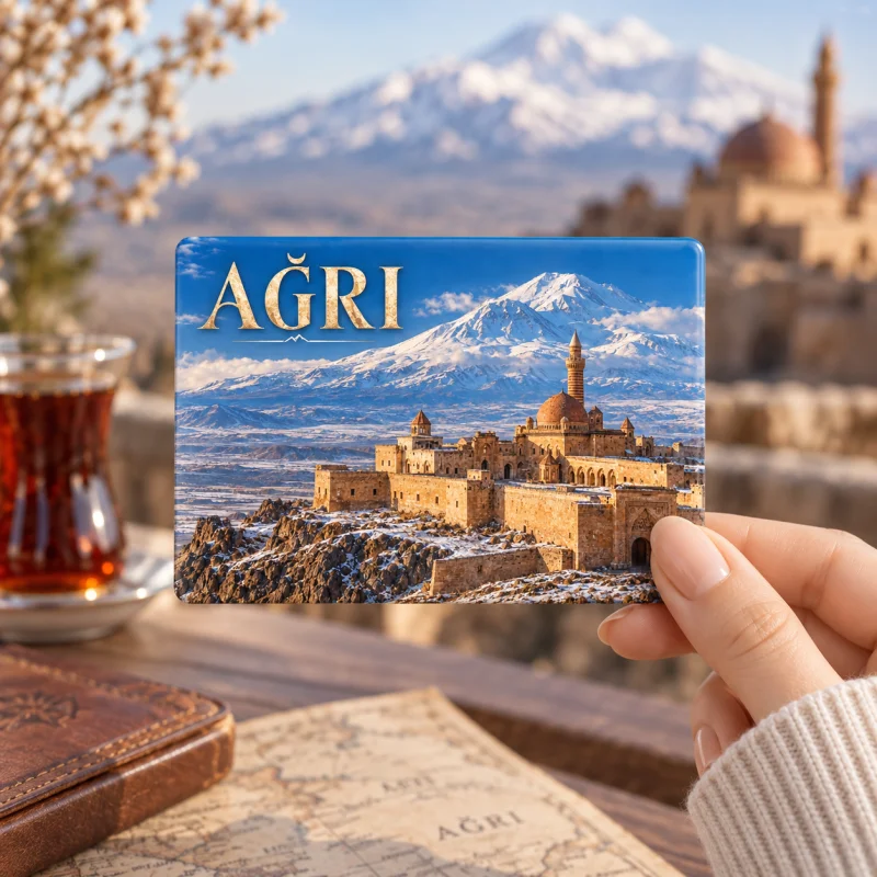 Ağrı Magnet - Kişiye Özel Şehir Buzdolabı Magneti