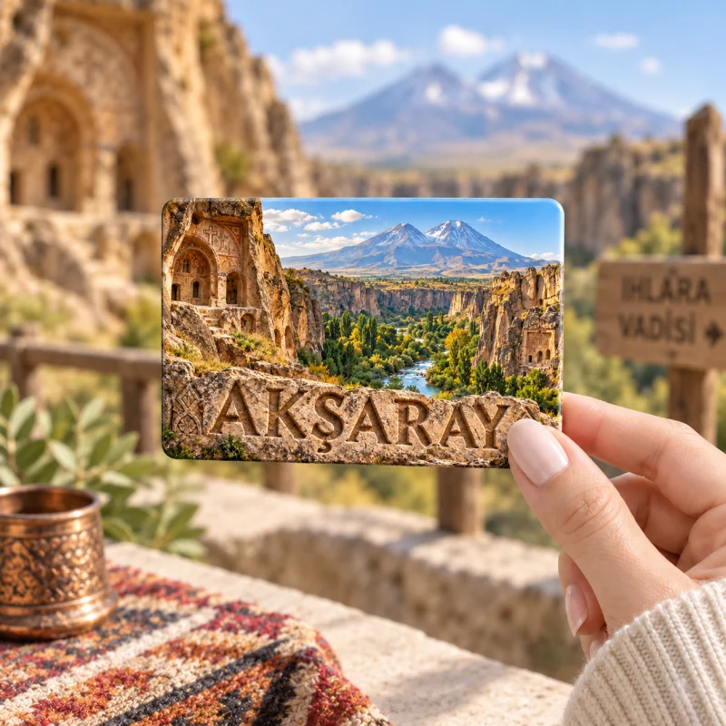 Aksaray Magnet - Kişiye Özel Şehir Buzdolabı Magneti