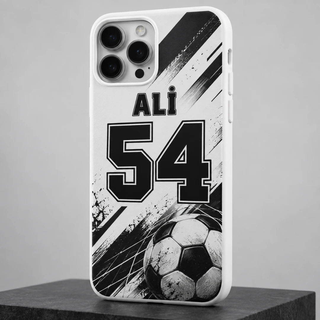 Siyah-Beyaz Taraftar Model 1 Telefon Kılıfı - Tüm Modeller