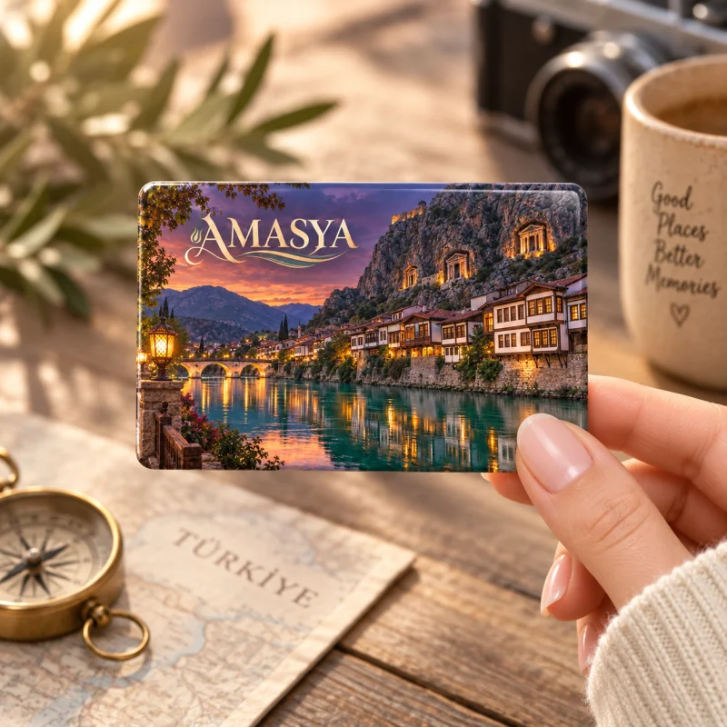 Amasya Magnet - Kişiye Özel Şehir Buzdolabı Magneti