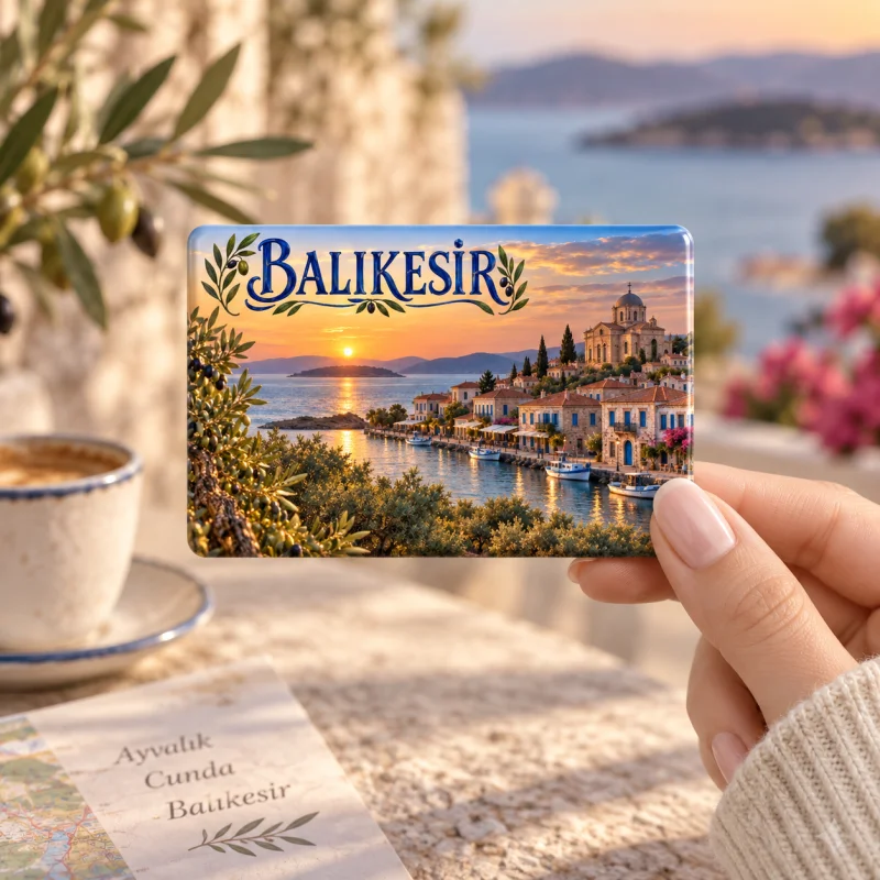 Balıkesir Magnet - Kişiye Özel Şehir Buzdolabı Magneti